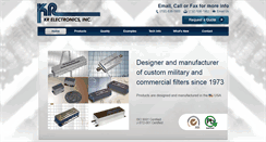 Desktop Screenshot of krfilters.com
